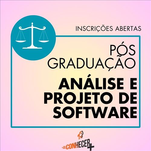 PÓS GRADUAÇÃO EM ANÁLISE E PROJETO DE SOFTWARE