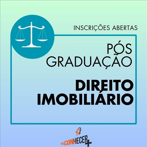 PÓS GRADUAÇÃO EM DIREITO IMOBILIARIO