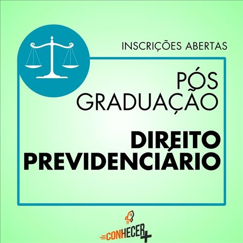 PÓS GRADUAÇÃO EM DIREITO PREVIDENCIÁRIO